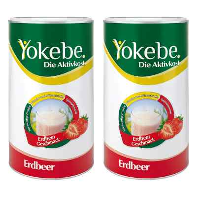 Yokebe Erdbeer Pulver 2X500 g od  PZN 08100450