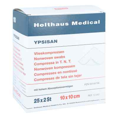  Ypsisan 10x10cm steril kompresy 25X2 szt. od Holthaus Medical GmbH & Co. KG PZN 03146796