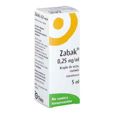 Zabak krople do oczu 5 ml od LABORATOIRES THEA PZN 08301892