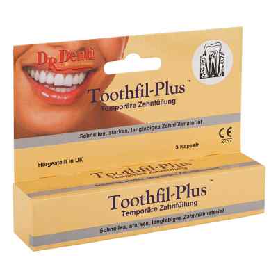 Zahnzement Füllmaterial Toothfil-plus kapsułki 3 szt. od Megadent Deflogrip Gerhard Reeg GmbH PZN 10341825