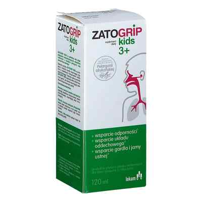 Zatogrip Kids 3+ płyn 120 ml od  PZN 08304912