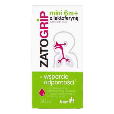 Zatogrip Mini z laktoferyną 6 m+ płyn