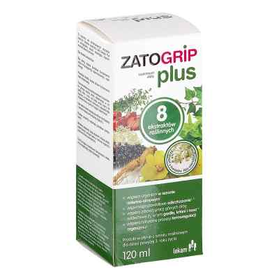 Zatogrip Plus syrop 120 ml od PRZEDSIĘBIORSTWO FARMACEUTYCZNE LEK-AM SP. Z O.O. PZN 08306185