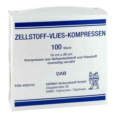 Zellstoff Vlies Kompressen 10x20cm unsteril 100 szt. od KERMA Verbandstoff GmbH PZN 04050153