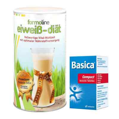 Zestaw Formoline proszek (480 g) + Basica Compact tabletki (120  1 op. od Certmedica International GmbH PZN 08130253