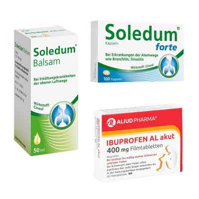 Zestaw na przeziębienie Soledum i Ibuprofen