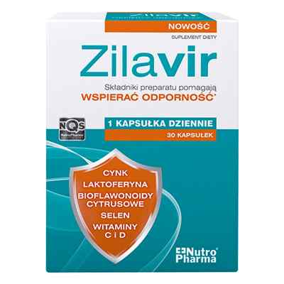 Zilavir kapsułki 30  od NUTROPHARMA SP. Z O.O. PZN 08301014