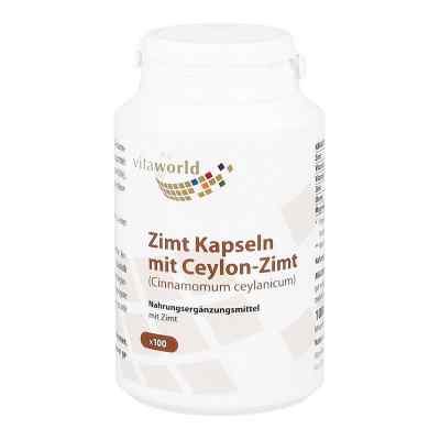 Zimt 500 mg+Zink+Chrom kapsułki 100 szt. od Vita World GmbH PZN 01454855