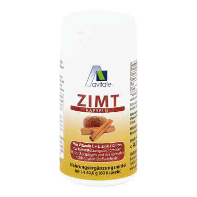 Zimt Kapseln 500 mg+Vitamin C+e 60 szt. od Avitale GmbH PZN 03884666