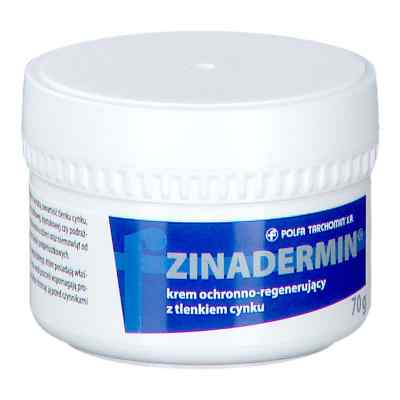Zinadermin krem ochronno-regenerujący z tlenkiem cynku 70 g od TARCHOMIŃSKIE ZAKŁADY FARM. POLFA S.A. PZN 08303437