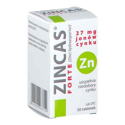 Zincas Forte 27 mg jonów cynku