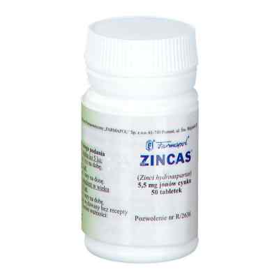 Zincas tabletki 50  od  PZN 08301753