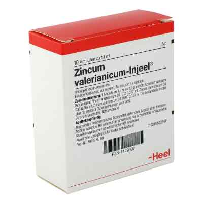 Zincum Valerianicum Injeele 10 szt. od Biologische Heilmittel Heel GmbH PZN 01149997