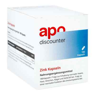 Zink 15 mg kapsułki 180 szt. od apo.com Group GmbH PZN 16498781