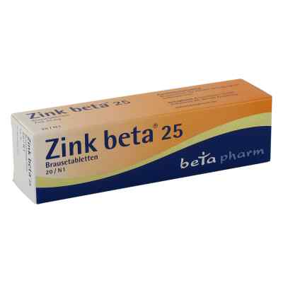 Zink Beta 25 Brausetabl. 20 szt. od betapharm Arzneimittel GmbH PZN 08653457