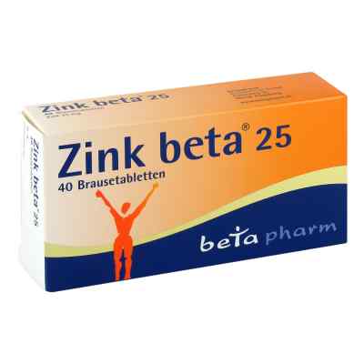 Zink Beta 25 Brausetabl. 40 szt. od betapharm Arzneimittel GmbH PZN 08690613