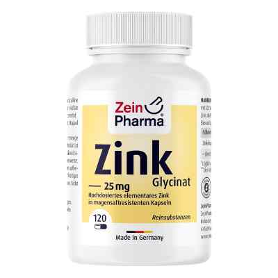 Zink Chelat 25 mg kapsułki dojelitowe 120 szt. od ZeinPharma Germany GmbH PZN 13427970