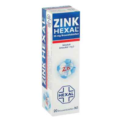 Zink Hexal Brausetabletten 20 szt. od Hexal AG PZN 02415337