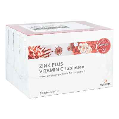 Zink Plus Vitamin C Tabletten 4X60 szt. od Medicom Pharma GmbH PZN 15894115