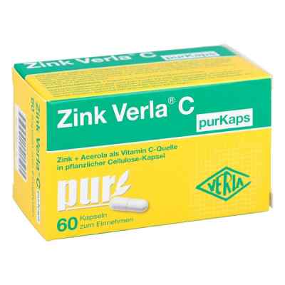 Zink Verla C purKaps 60 szt. od Verla-Pharm Arzneimittel GmbH &  PZN 11580271