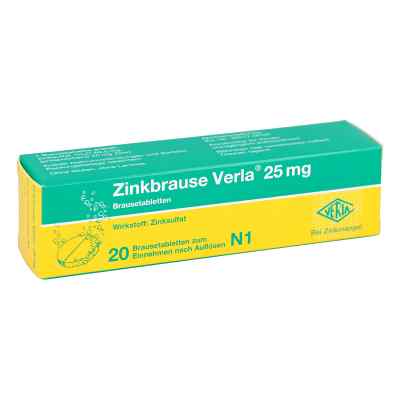 Zinkbrause Verla 25 mg Brausetabl.