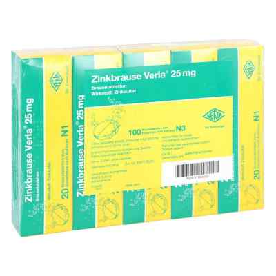 Zinkbrause Verla 25 mg tabletki musujące 100 szt. od Verla-Pharm Arzneimittel GmbH &  PZN 01564555