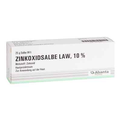 Zinkoxid Salbe Law 25 g od Abanta Pharma GmbH PZN 04030096