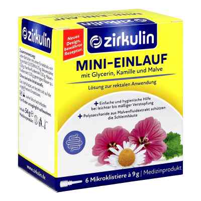 Zirkulin Mini-einlauf Klistiere 6X9 g od DISTRICON GmbH PZN 11544312