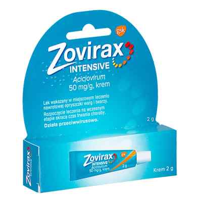 Zovirax Intensive 2 g od GLAXO WELLCOME S.A. PZN 08301401